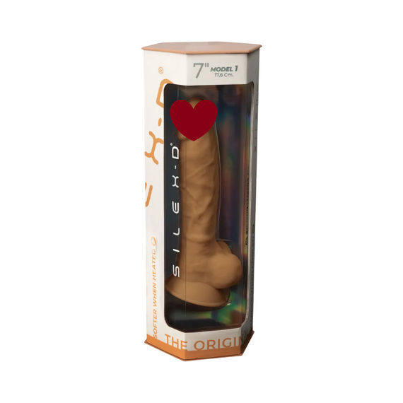 Фалоімітатор - SilexD Model 1 Dildo 7'' Caramel Sex Aura