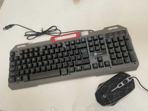 Ігрова провідна RGB клавіатура з мишкою | Зображення 5