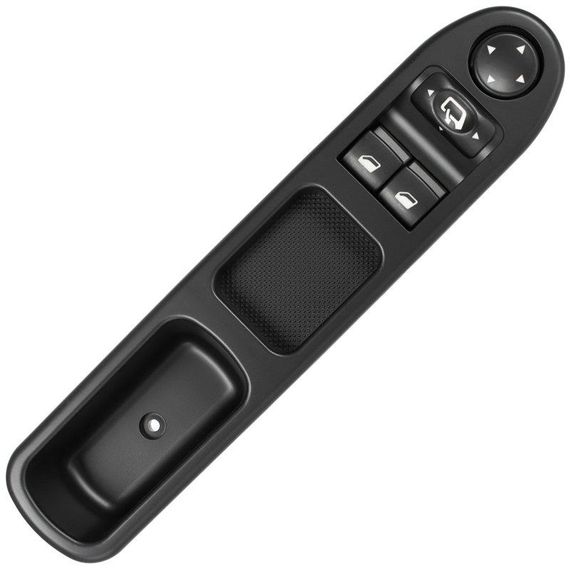 Peugeot 307 00-12 панель управления левым стеклоподъемником и зеркалом Пежо блок кнопок переключения (6554E4)