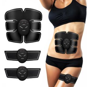 Міостимулятор 3в1 для м'язів преса та рук, Smart Witness / Тренажер міостимуляції для м'язів живота