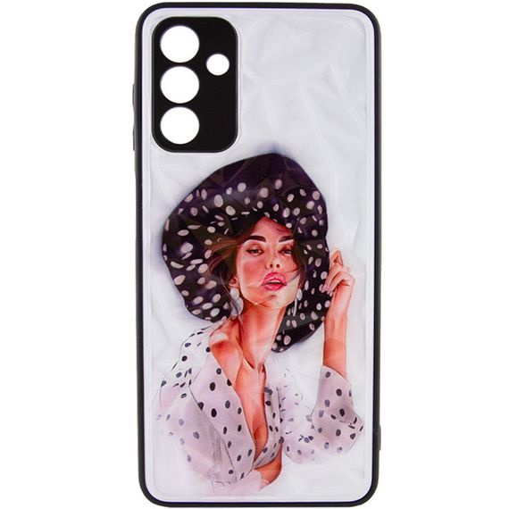 TPU+PC чохол Prisma Ladies для Samsung Galaxy A24 4G, Girl in a hat | Зображення 1