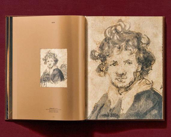 Рембрандт книга с набором автопортретов Rembrandt. Die Selbstporträts. Marieke de Winkel живопись книги | Зображення 3