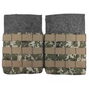Комплект боковых бронеплит 4 класс 150х150 мм Miilux Protection 500 с подсумками MOLLE