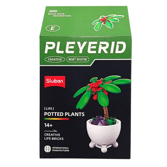 Дитячий конструктор "Квіти у горщику" Potted Plants SLUBAN M38-B1075E