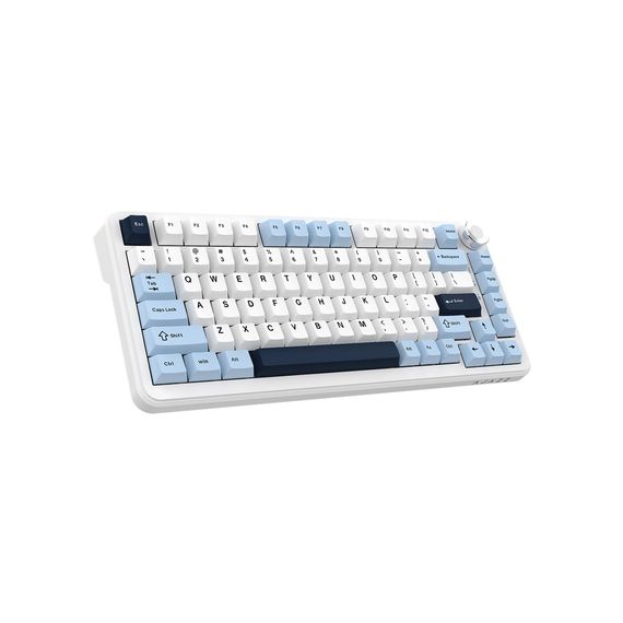 Клавіатура Ajazz AK820 MAX PLUS Daydream Switch RGB Wireless/Bluetooth/USB White (AK820MAX-DD-BWD) | Зображення 1