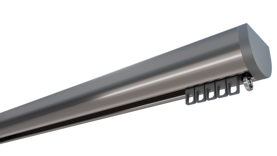 Карниз для штор Техно 15 (в зборі) Сталевий Аналог 300 див.