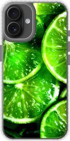 Чохол на iPhone 16 Plus Зелені часточки лимона "852pm-3714-2448"