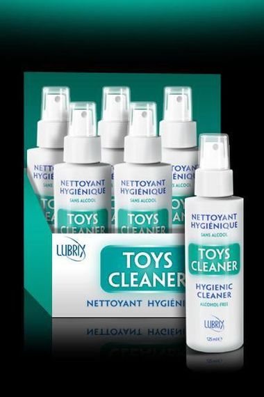 Антибактеріальний спрей Lubrix TOYS CLEANER (125 мл) для дезінфекції іграшок Sex Aura | Зображення 2