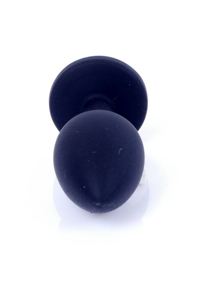 Анальна пробка - Jewellery Silicone Black Plug S Pink | Зображення 5
