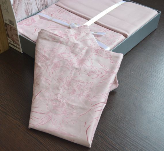 Постільна білизна First Choice Cotton Satin 160x220 см семейный Advina Powder | Зображення 2