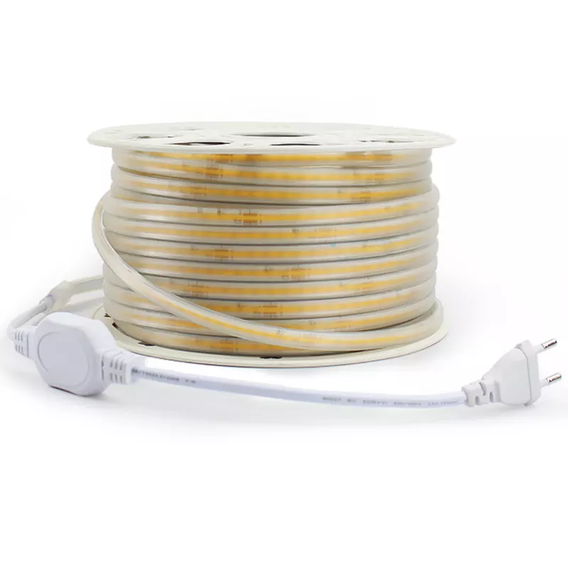 Світлодіодна LED стрічка PROLUM™ 220V; СОВ; 280 LED; IP68; 12 ММ; Series "S", Тепло-Білий (2800-3200K) | Зображення 1