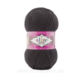 Шкарпеткова пряжа Alize Superwash Comfort Socks, антрацит 521