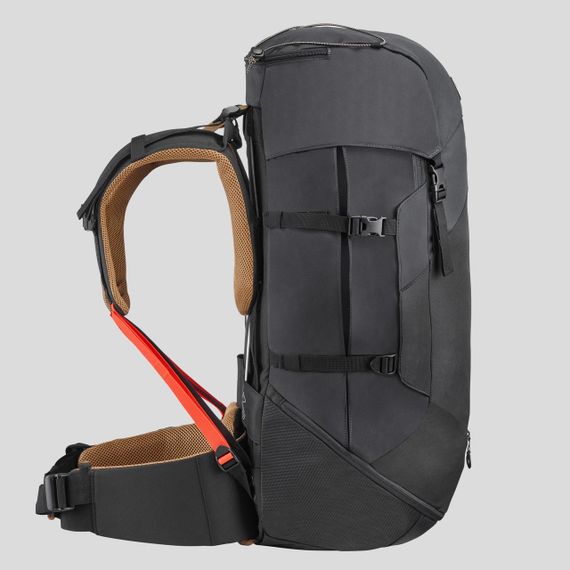 Рюкзак чоловічий TREK 100 EASYFIT для трекінгу 50 л чорний | Зображення 1