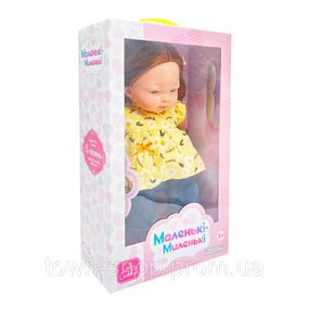 Детская мягконабивная кукла M 5882 I UA(Yellow) 33 см, музыкальные эффекты