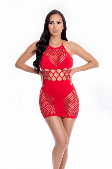 Сукня з откритою спиною  GIRL GONE BAD DRESS RED, OS