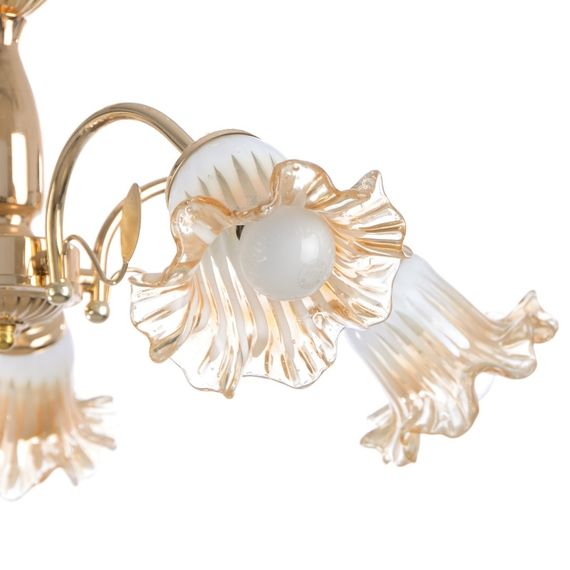 Люстра подвесная флористика в спальню E14 40W G (LK-029S/5) | Зображення 3