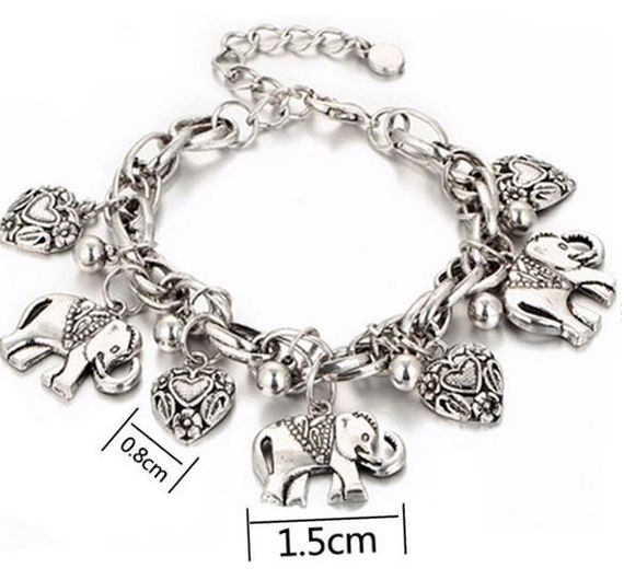 Жіночий браслет Primo Pulseira Elephant - Silver | Зображення 1