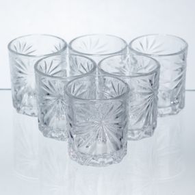 Набір чарок для віскі Shot glass 6 штук по 75 мл HP-17-34