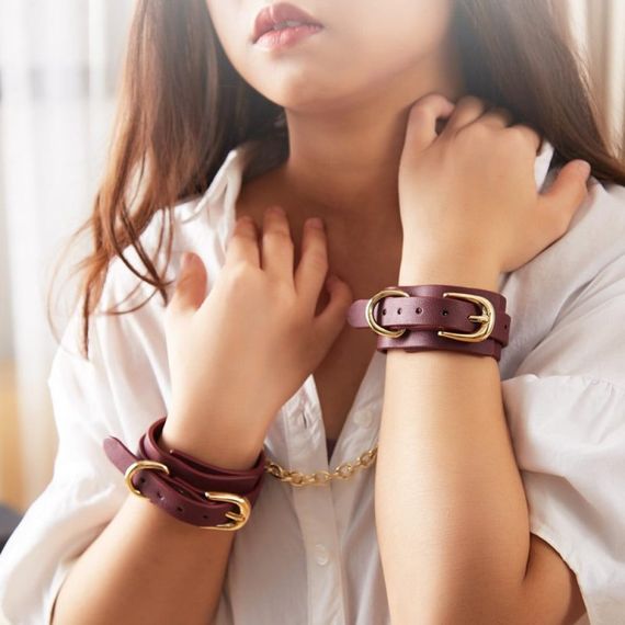 Набор БДСМ Roomfun 6 предметов, бордовый sexstyle | Зображення 8