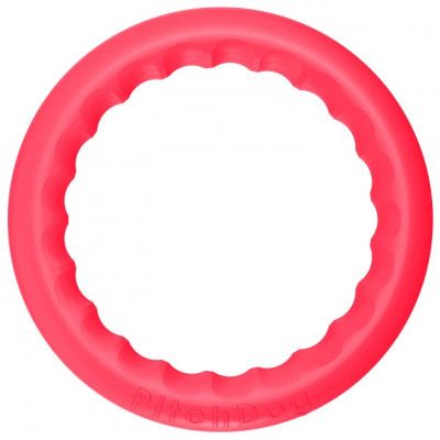 Игрушка для собак Collar PitchDog Кольцо для апортировки 20 см розовое (62377) | Зображення 1