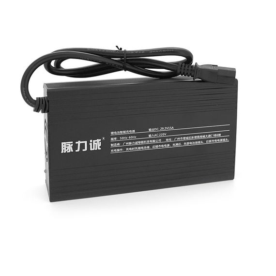 Зарядка для АКБ LiFePO4 24V (29.2V),8S,15A,шт. Triangle plug (T-tipe/C13/IEC) | Зображення 2