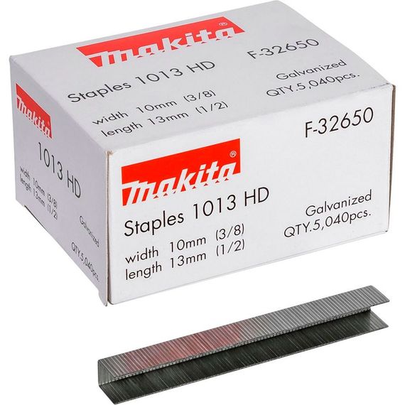Скоби для степлера 10.5 х 13 мм Makita F-32650 (5040 шт) | Зображення 1