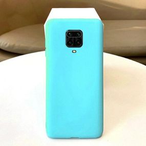 Чохол Candy Silicone для Xiaomi Redmi Note 9s / Note 9 Pro колір Бірюзовий