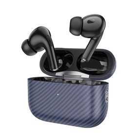 Бездротові TWS навушники Hoco EW47 Plus (carbon fiber pattern version) Blue