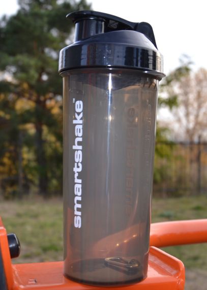 Шейкер спортивний Smartshake Lite 1000ml Glossy-Black | Зображення 3