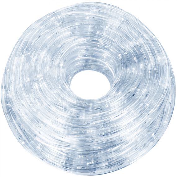 Гірлянда вулична (зовнішня) дюралайт Springos Rope Lights 10 м 240 LED CL1201 Cold White | Зображення 1