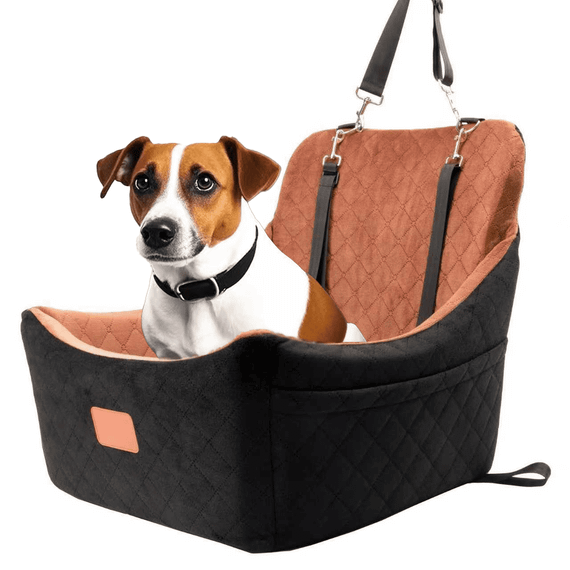 Автокрісло-Переноска 2в1 NEWPET Premium для Собак Дрібних і Середніх Порід в Авто з Ременем Безпеки Карабіном і Анатомічною Базою