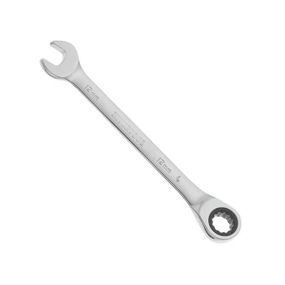 Ключ комбінований з тріскачкою 12 мм Cr-V; PROF DIN3113 INTERTOOL XT-13521