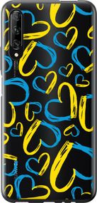 Чехол на Huawei P Smart Pro Сердца UA "5292u-1906-17620"