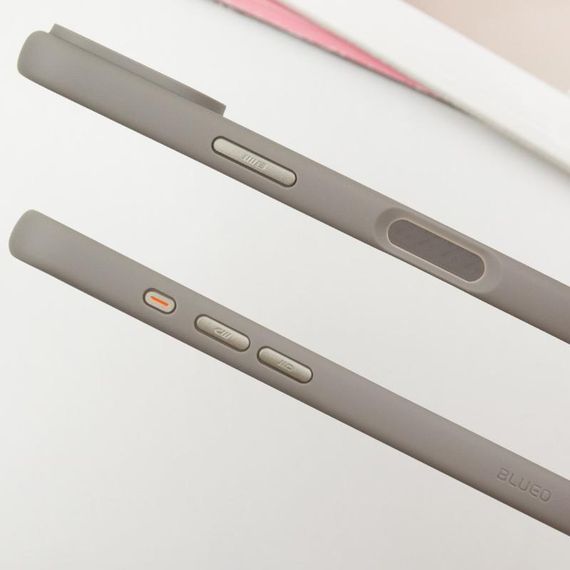 TPU+PC чехол Blueo Skin Friendly Frosted with MagSafe для Apple iPhone 16 Pro Max (6.9") Серый | Зображення 6