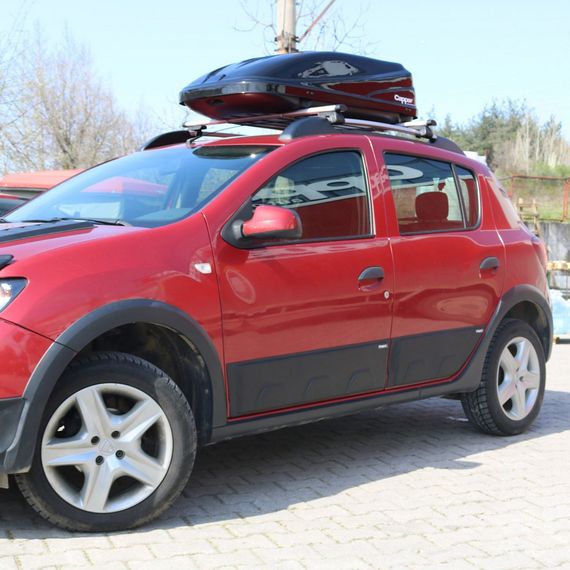 Молдинги (4 шт, ABS) для Renault Sandero 2013-2024 рр | Зображення 5