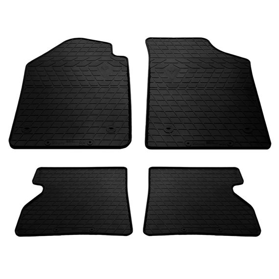 Гумові килимки (Stingray) 2 шт, Premium - без запаху гуми для Renault Kangoo 1998-2008 рр | Зображення 1