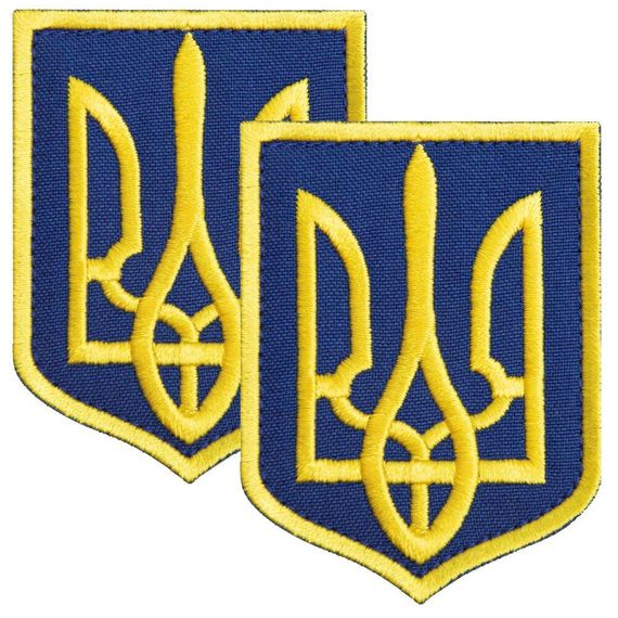 Шеврон IDEIA 87522 Україна 6*8  Габардин Синій