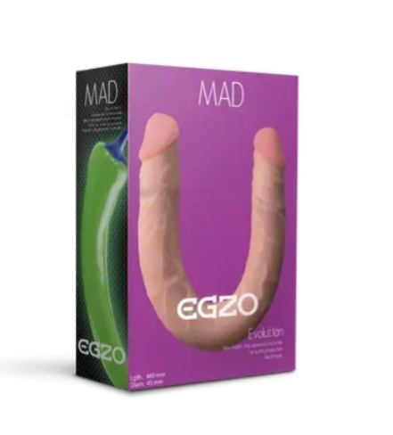 Двухсторонний фаллоимитатор "FLEX&FIX" EGZO DL002F Sex Aura | Зображення 1