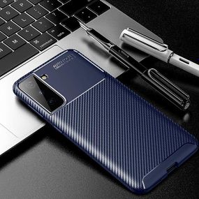 Противоударный чехол AF Samsung S21 Plus синій