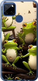 Чехол на Realme 7i Жабки "5656u-2486-17620"
