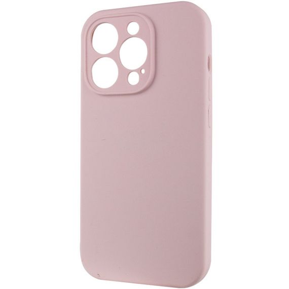Чехол Silicone Case Full Camera Protective (AA) NO LOGO для Apple iPhone 14 Pro Max (6.7") Розовый / Chalk Pink | Зображення 2