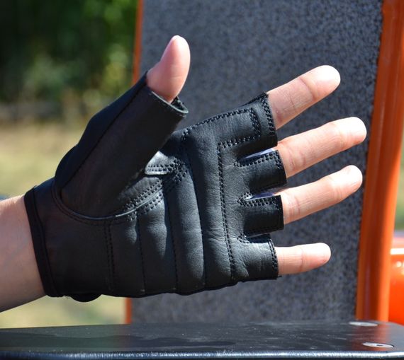 Рукавички для фітнесу MadMax MFG-251 Rainbow Grey XL | Зображення 6