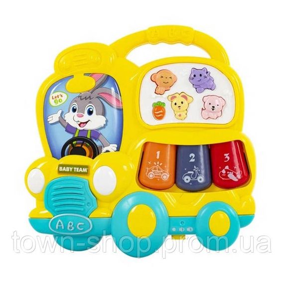 Детская музыкальная игрушка "Веселый автобус" 8633(Yellow)