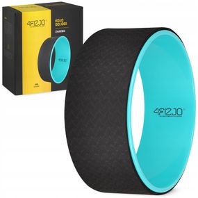 Колесо для йоги та фітнесу 4FIZJO Dharma Black/Blue (P-5907739314895)