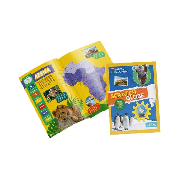 Пазл Cubic Fun Тривимірна головоломка-конструктор Stem Скретч глобус (DS1082h) | Зображення 3