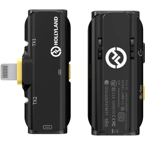 Бездротова мікрофонна система Hollyland Lark C1 Solo (HL-LARK C1 SOLO-IPHONE-B) | Зображення 3