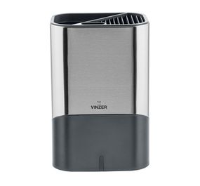 Подставка для ножей и кухонных принадлежностей Vinzer Graphite Collection VZ-50340 15х11.7х22.7 см