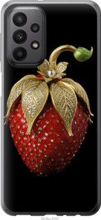 Чехол на Samsung Galaxy A23 A235F Клубника v3 из силикона FCh_083639