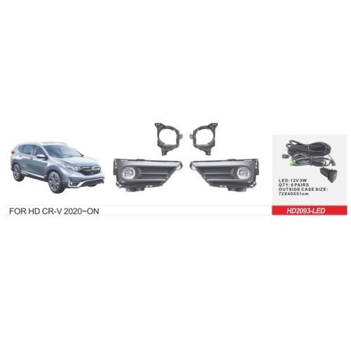 Фари дод. модель Honda CR-V/2019-/HD-2093L/U.S TYPE/LED-12V5W/ел.проводка