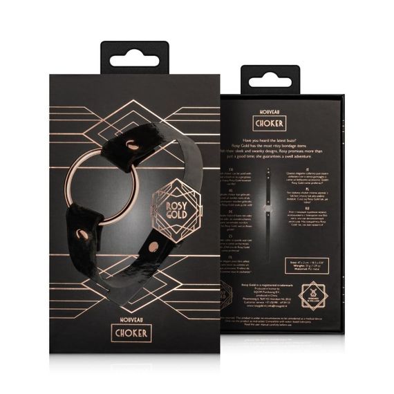 Чокер Rosy Gold Choker Чорний One Size | Зображення 6